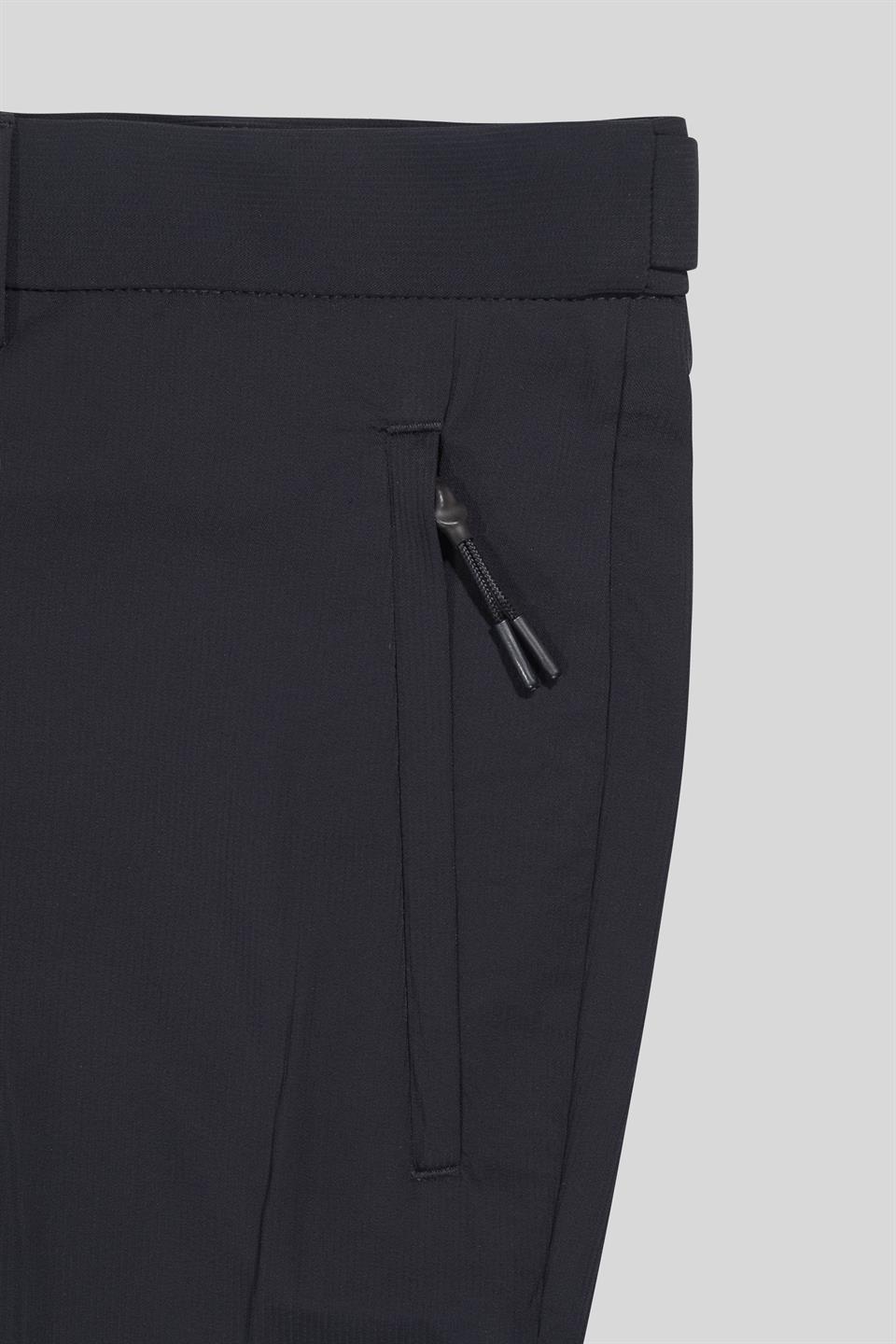 Fermuarlı Dik Cep Technic Kumaşlı Slim Fit Erkek Pantolon