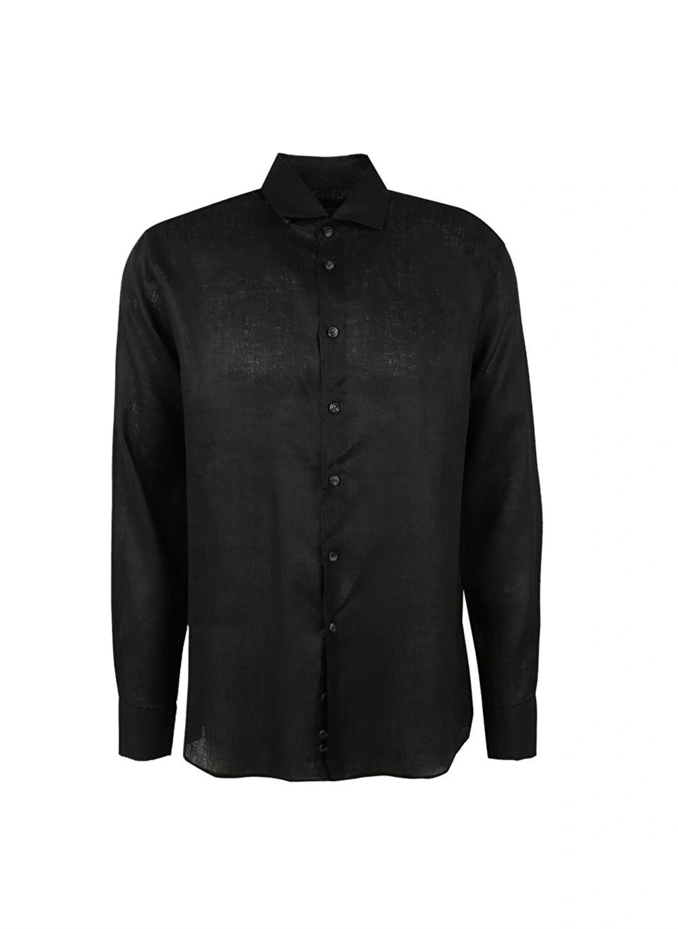 Gömlek Yaka %100 Keten Erkek Gömlek
