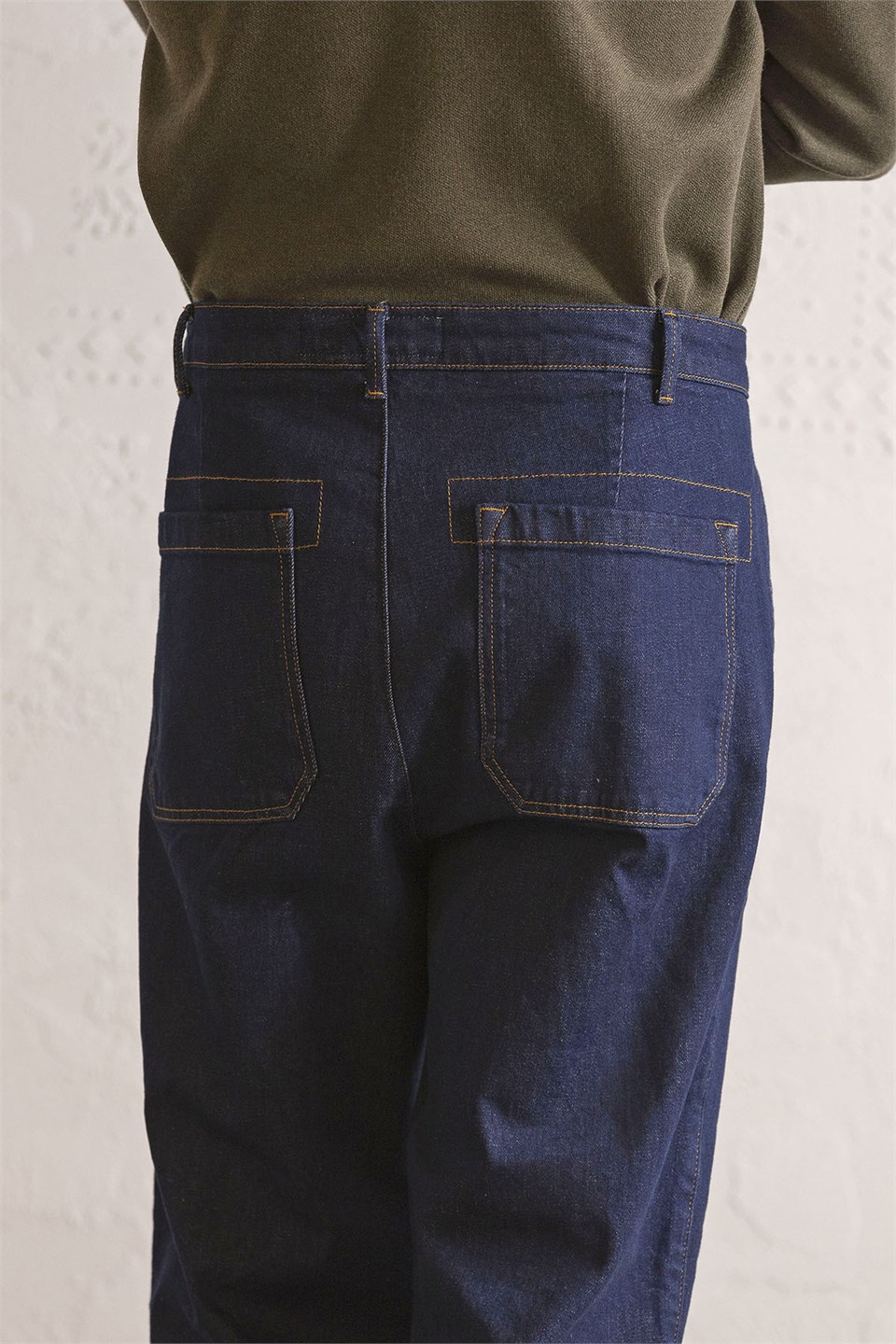 Gusto Detaylı Baggy Fit Denim Erkek Pantolon