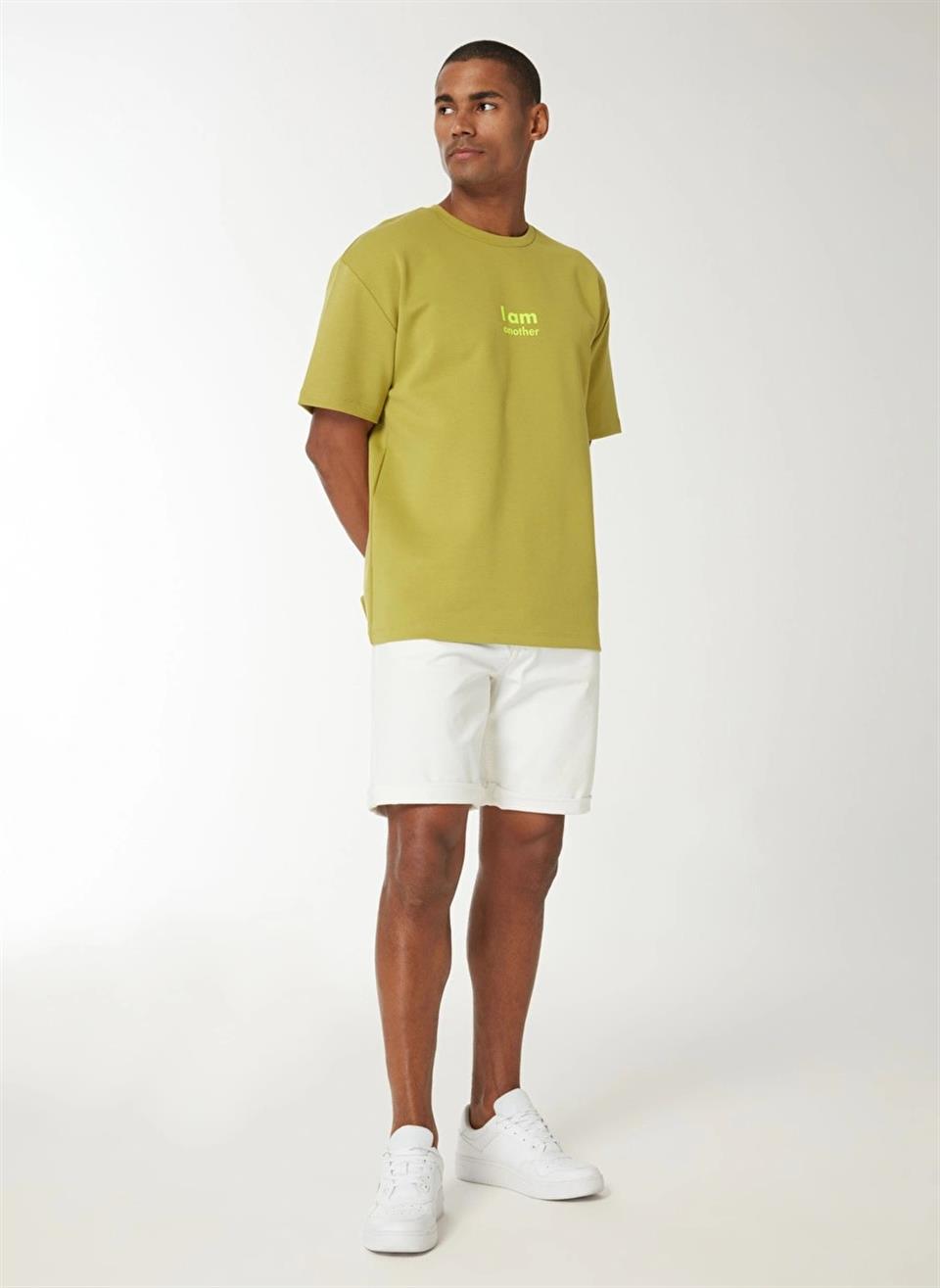 I AM ANOTHER Baskılı Basic Erkek T-shirt