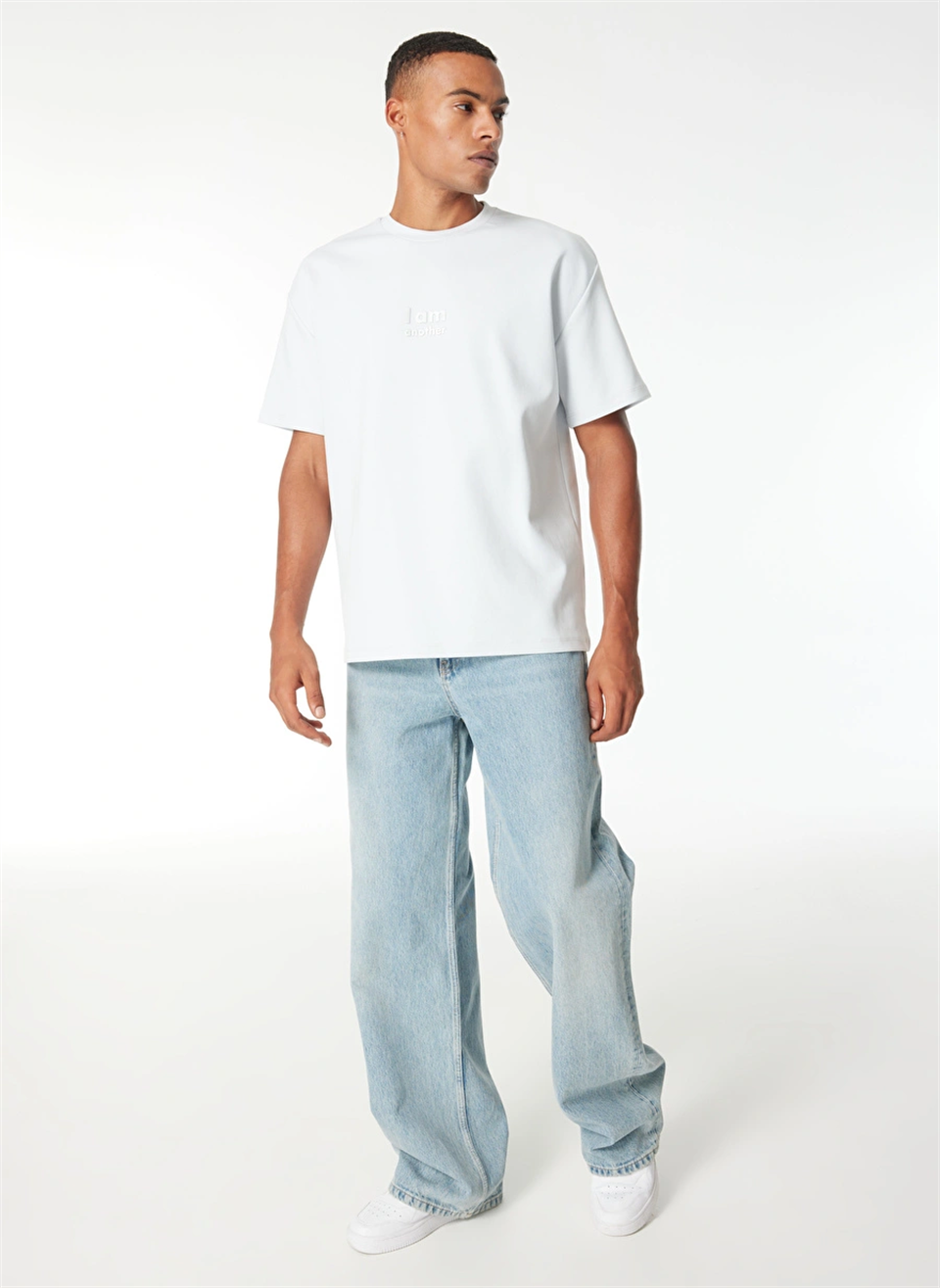 I AM ANOTHER Baskılı Basic Erkek T-shirt