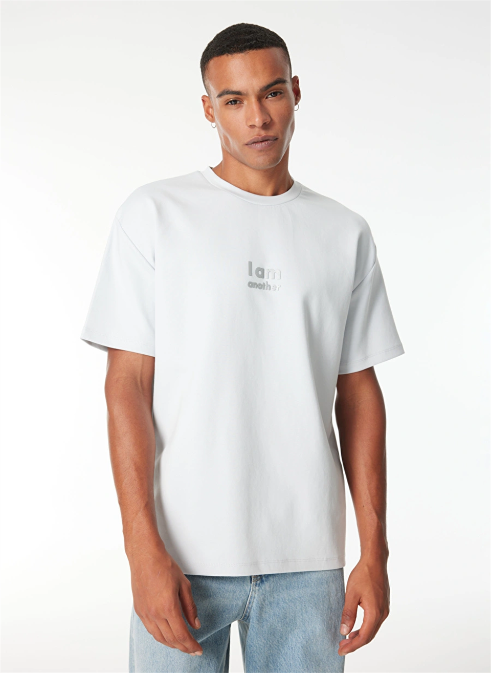 I AM ANOTHER Baskılı Basic Erkek T-shirt