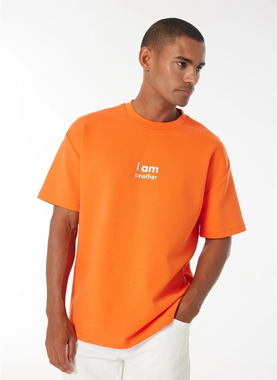 I AM ANOTHER Baskılı Basic Erkek T-shirt