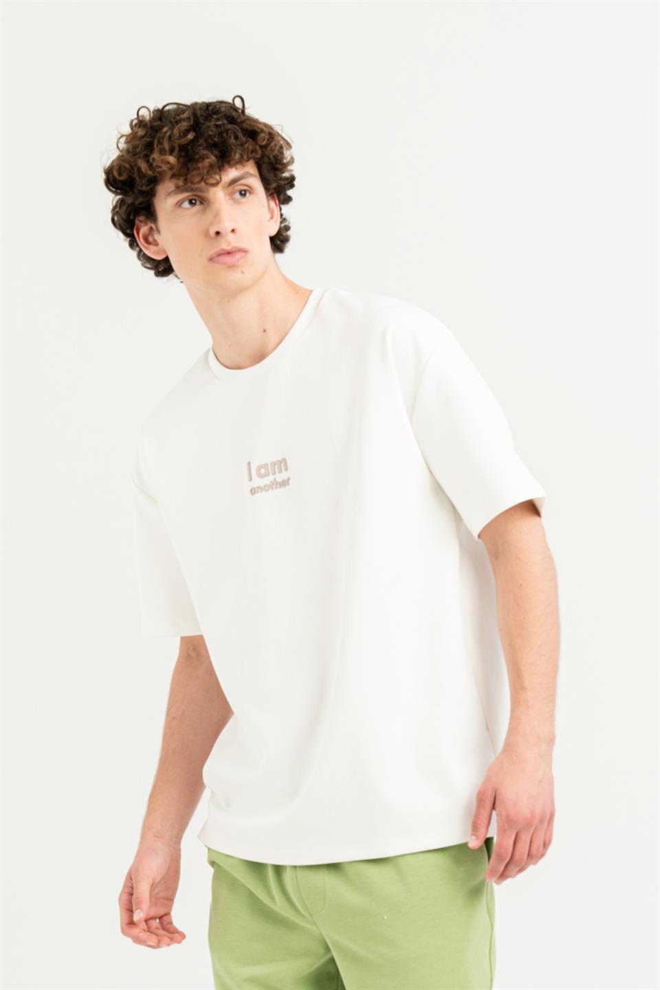 I AM ANOTHER Baskılı Basic Erkek T-shirt