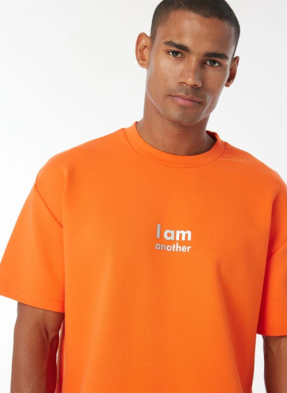 I AM ANOTHER Baskılı Basic Erkek T-shirt