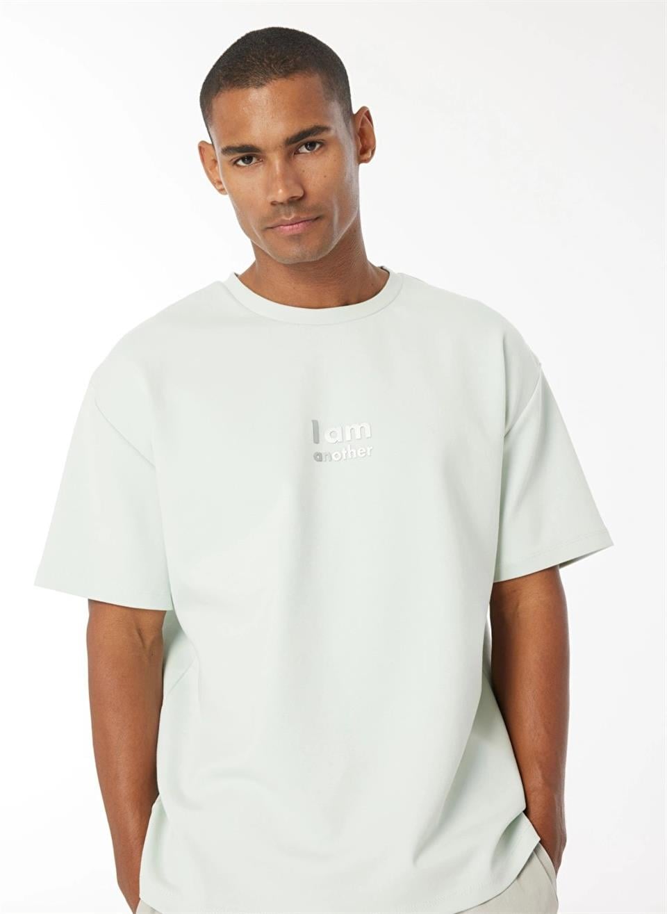I AM ANOTHER Baskılı Basic Erkek T-shirt