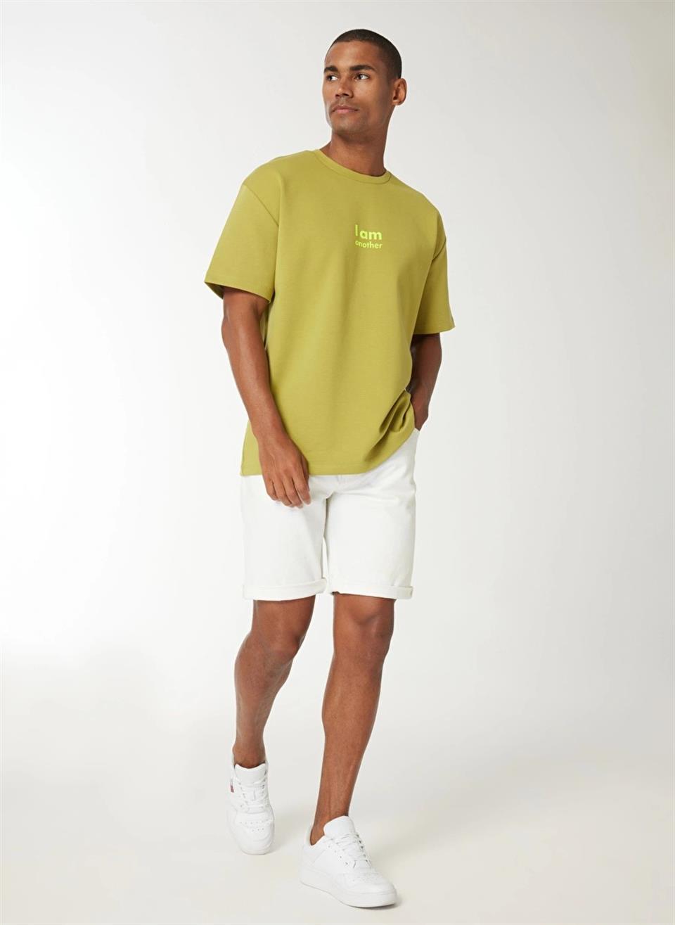 I AM ANOTHER Baskılı Basic Erkek T-shirt