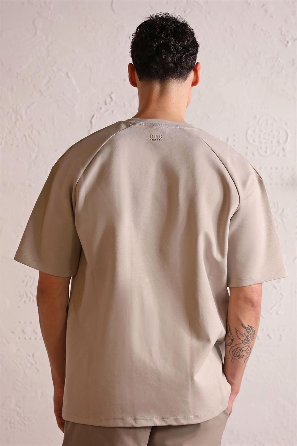 I AM ANOTHER Baskılı Oversize Erkek T-shirt