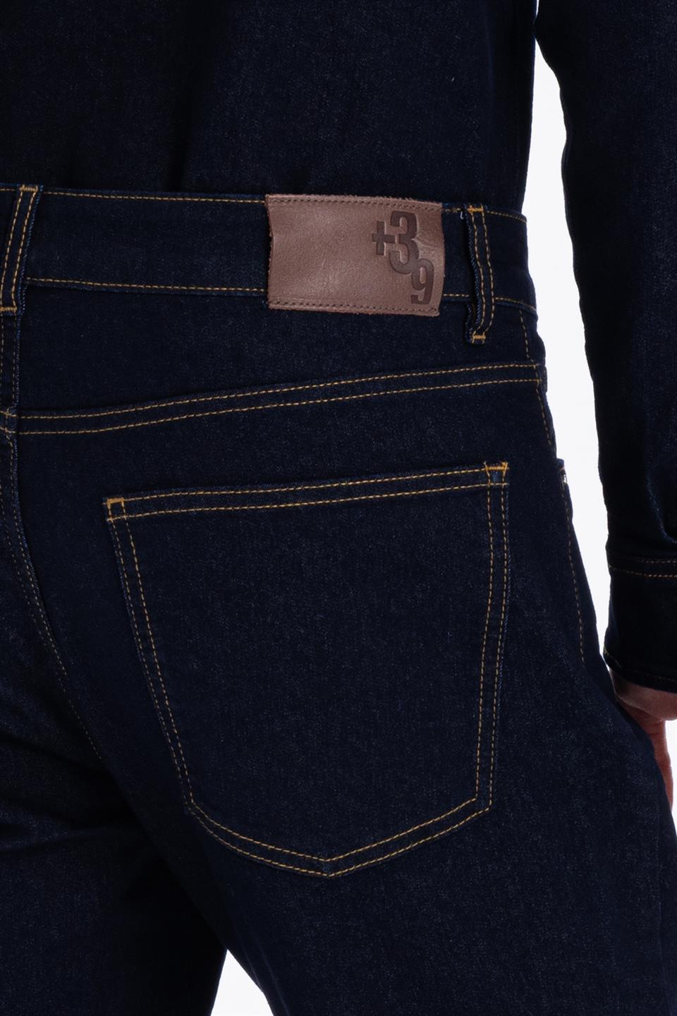 İndigo Raw Denim Erkek Jean Pantolon