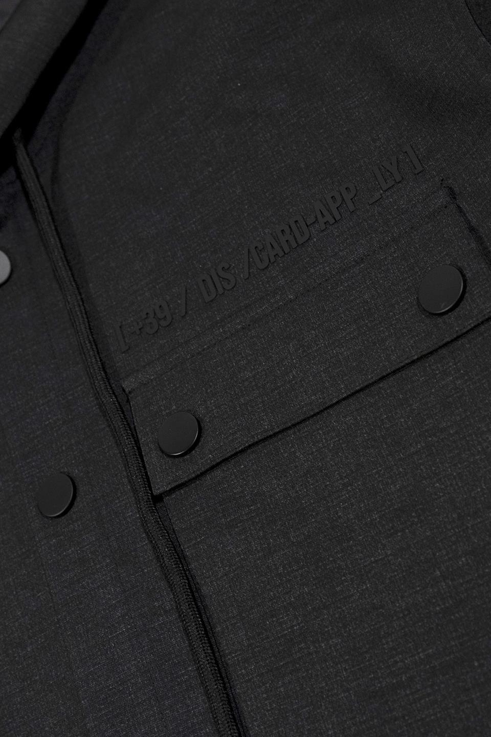 Kapüşon Yaka Önü Cep Detaylı Slim Fit Erkek Sweatshirt