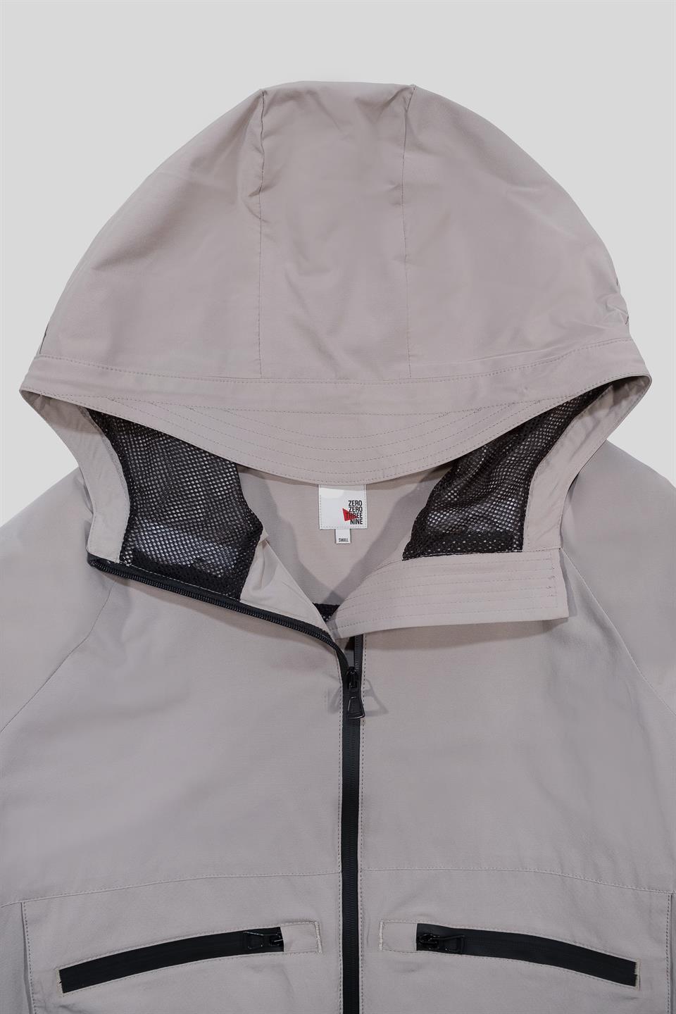 Kapüşon Yaka Oversize Fermuarlı Kadın Mont