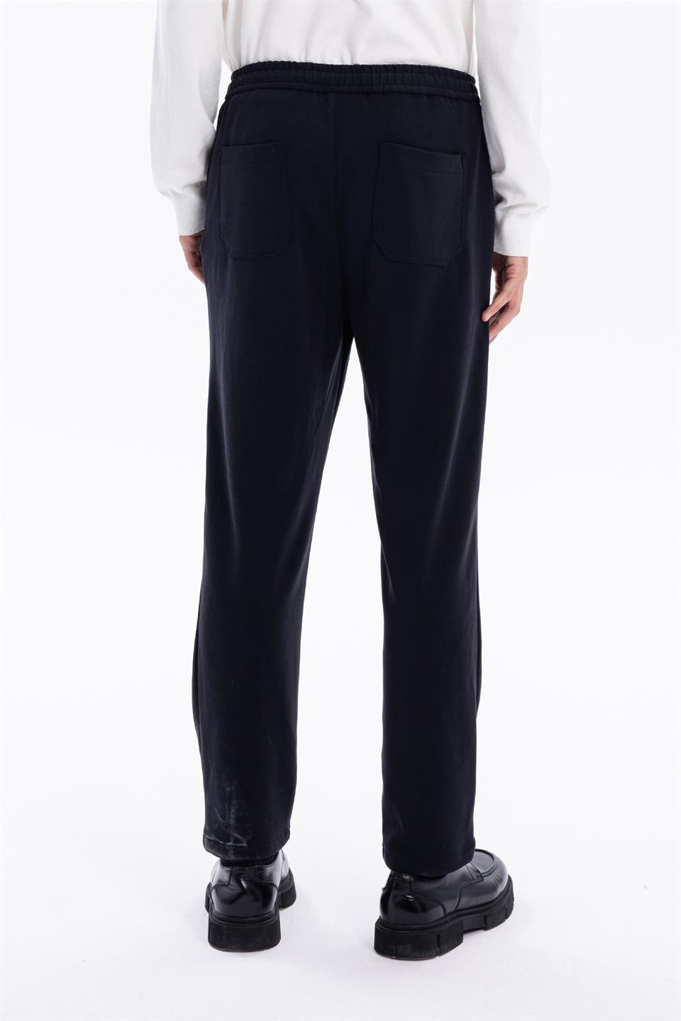 Lastikli Bel Düz Paça Jogger Erkek Pantolon