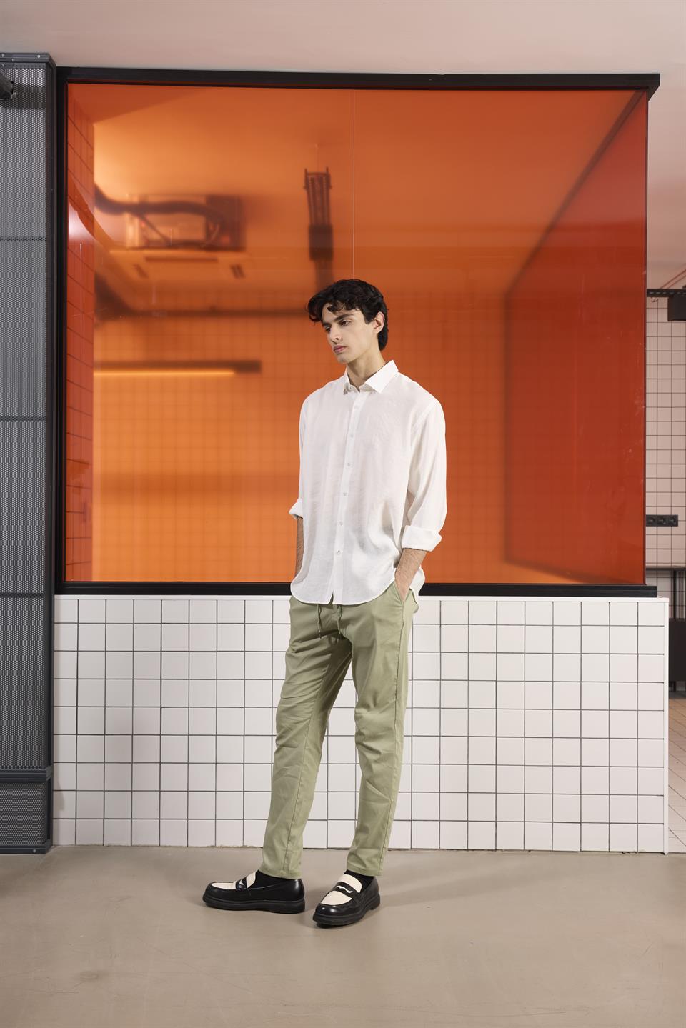 Modal Oversize Erkek Gömlek