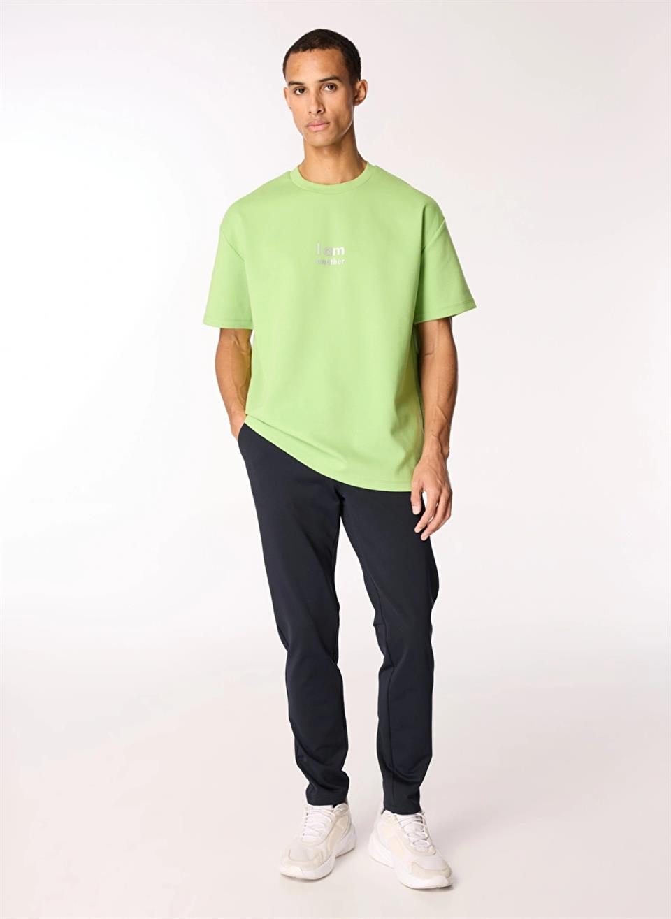 Normal Bel Kordonlu Chino Erkek Pantolon