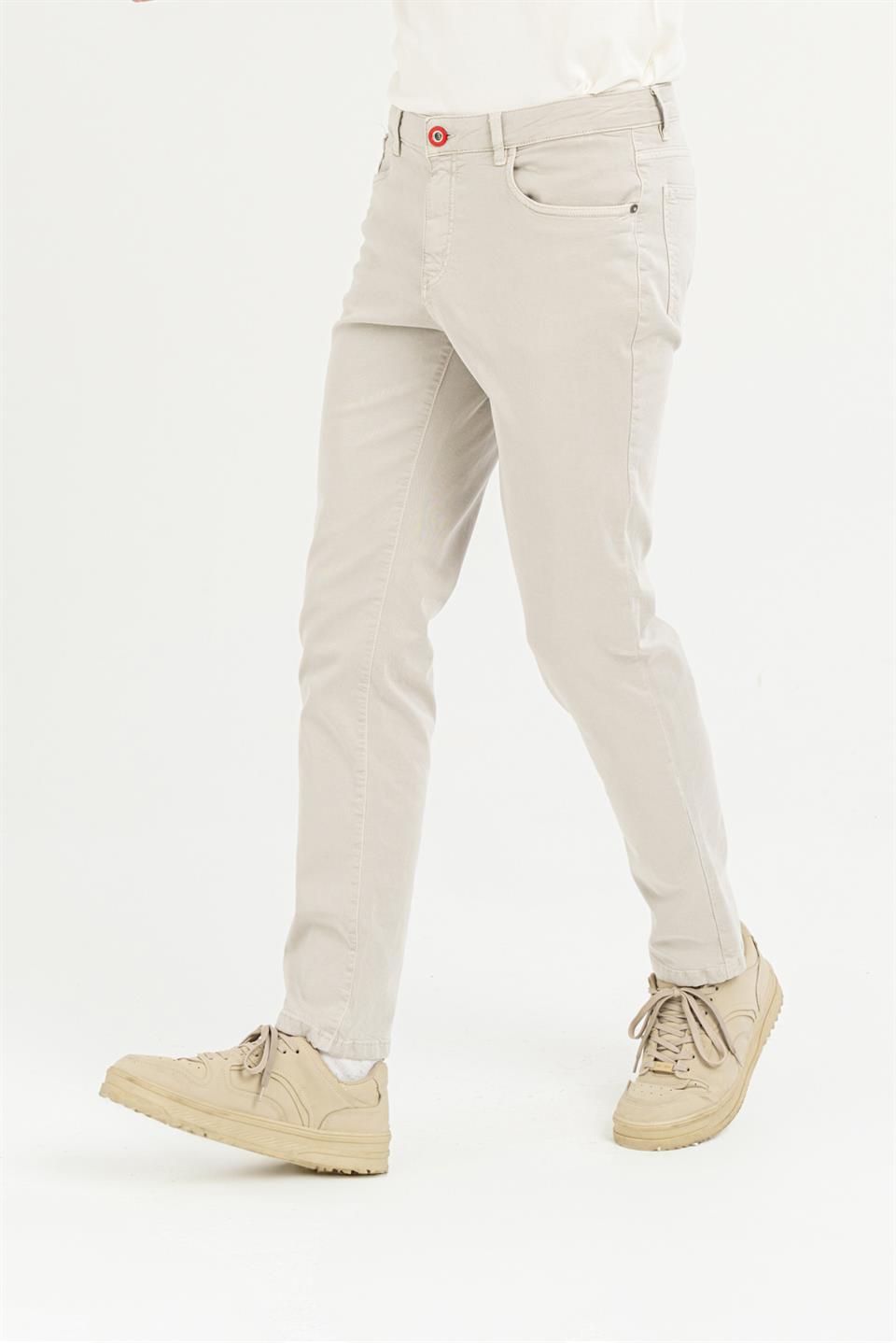 Slim Fit Beş Cep Model Erkek Pantolon