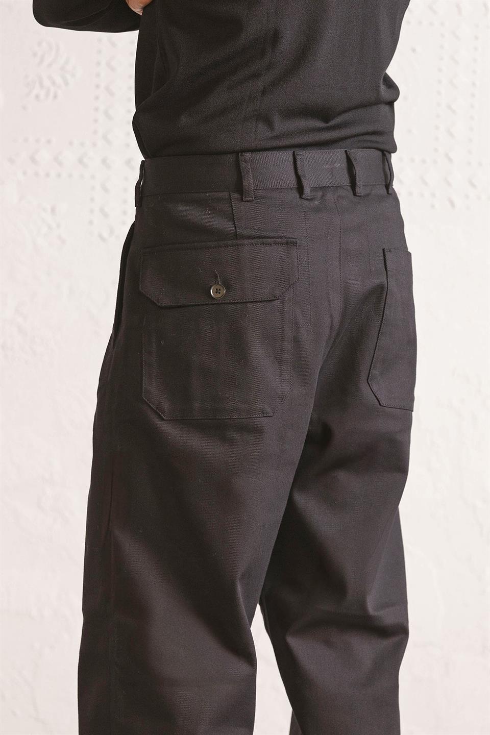 Pileli Gusto Detaylı Baggy Erkek Pantolon