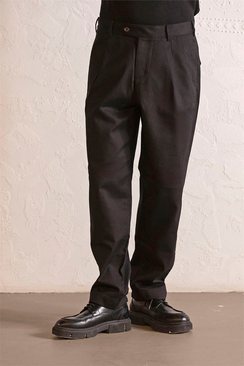 Pileli Gusto Detaylı Baggy Erkek Pantolon