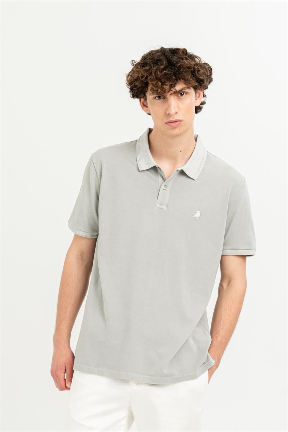 Polo Yaka Slim Fit Basic Erkek T-shirt