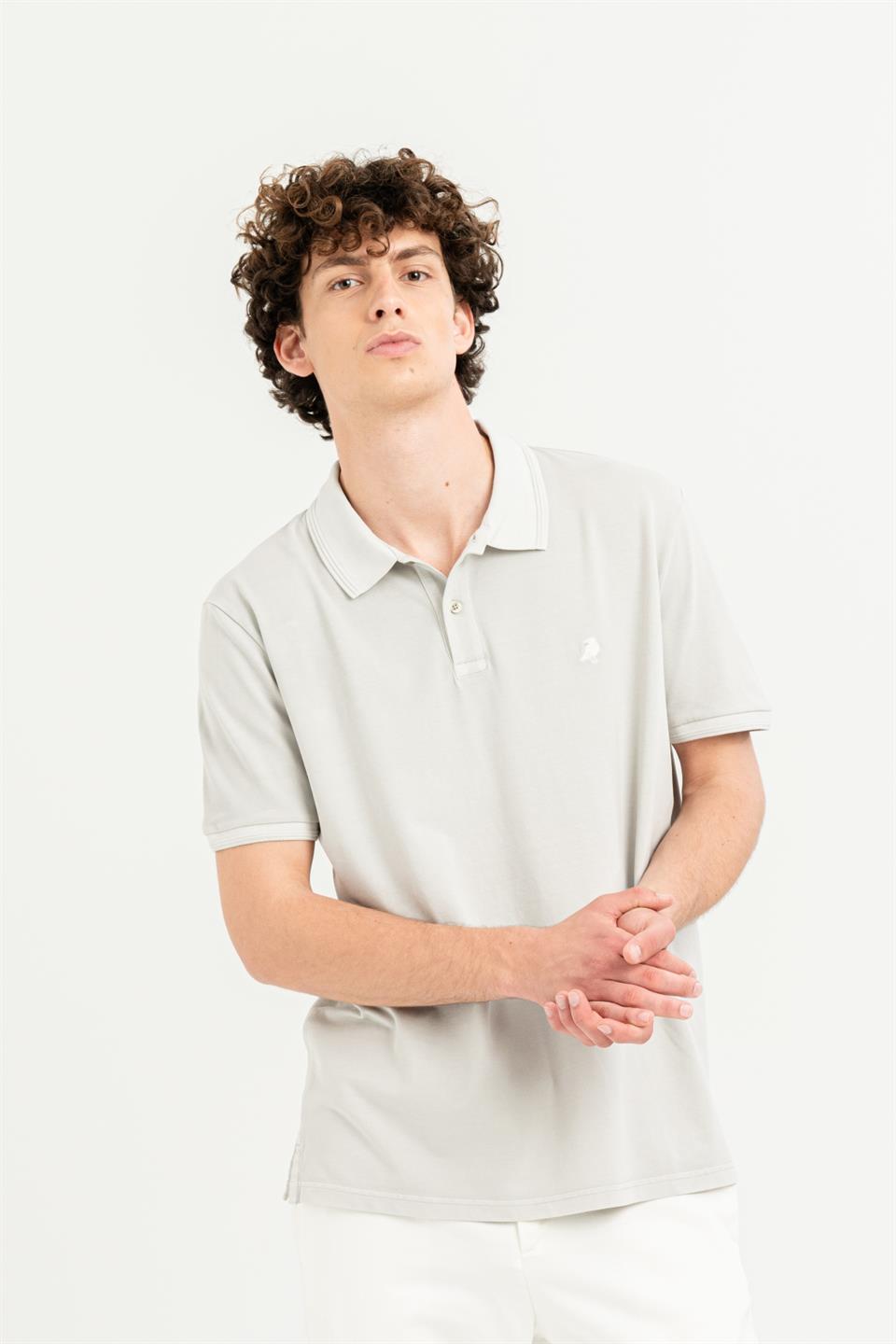 Polo Yaka Slim Fit Basic Erkek T-shirt