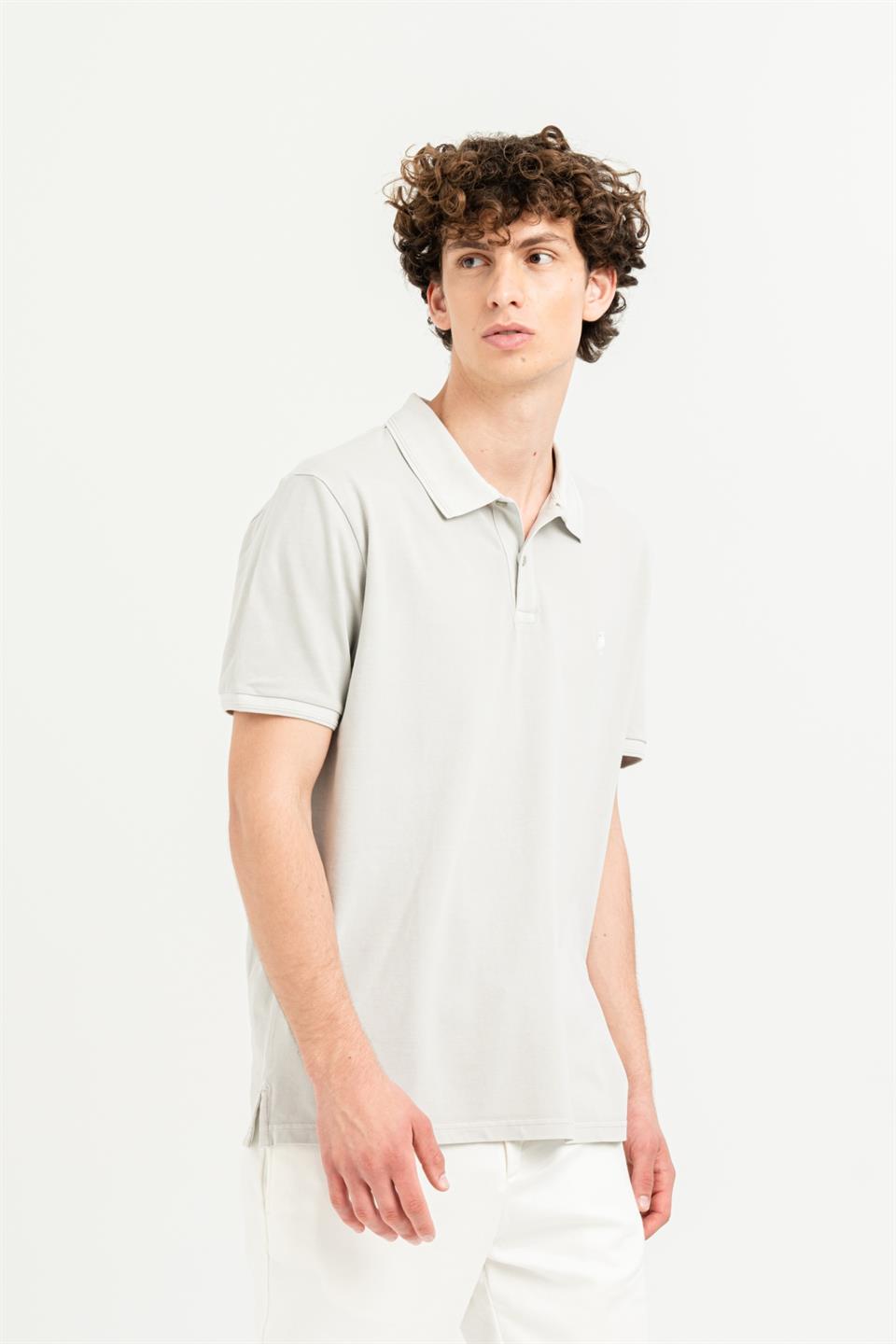 Polo Yaka Slim Fit Basic Erkek T-shirt