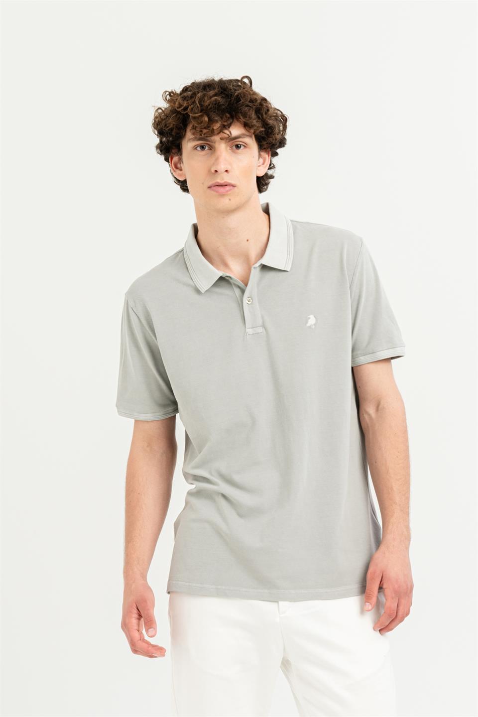 Polo Yaka Slim Fit Basic Erkek T-shirt