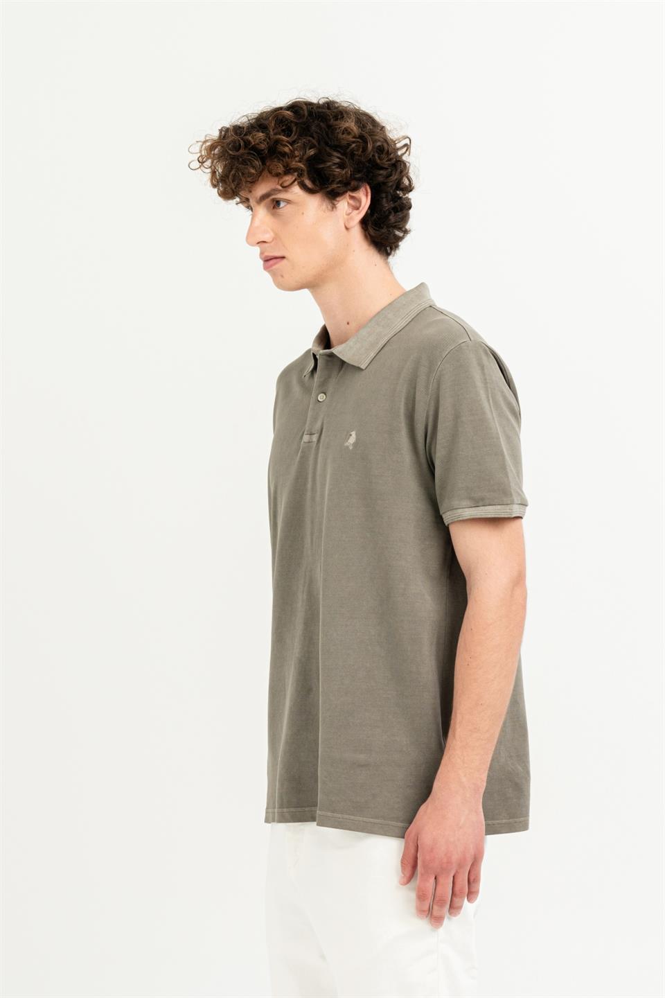 Polo Yaka Slim Fit Basic Erkek T-shirt