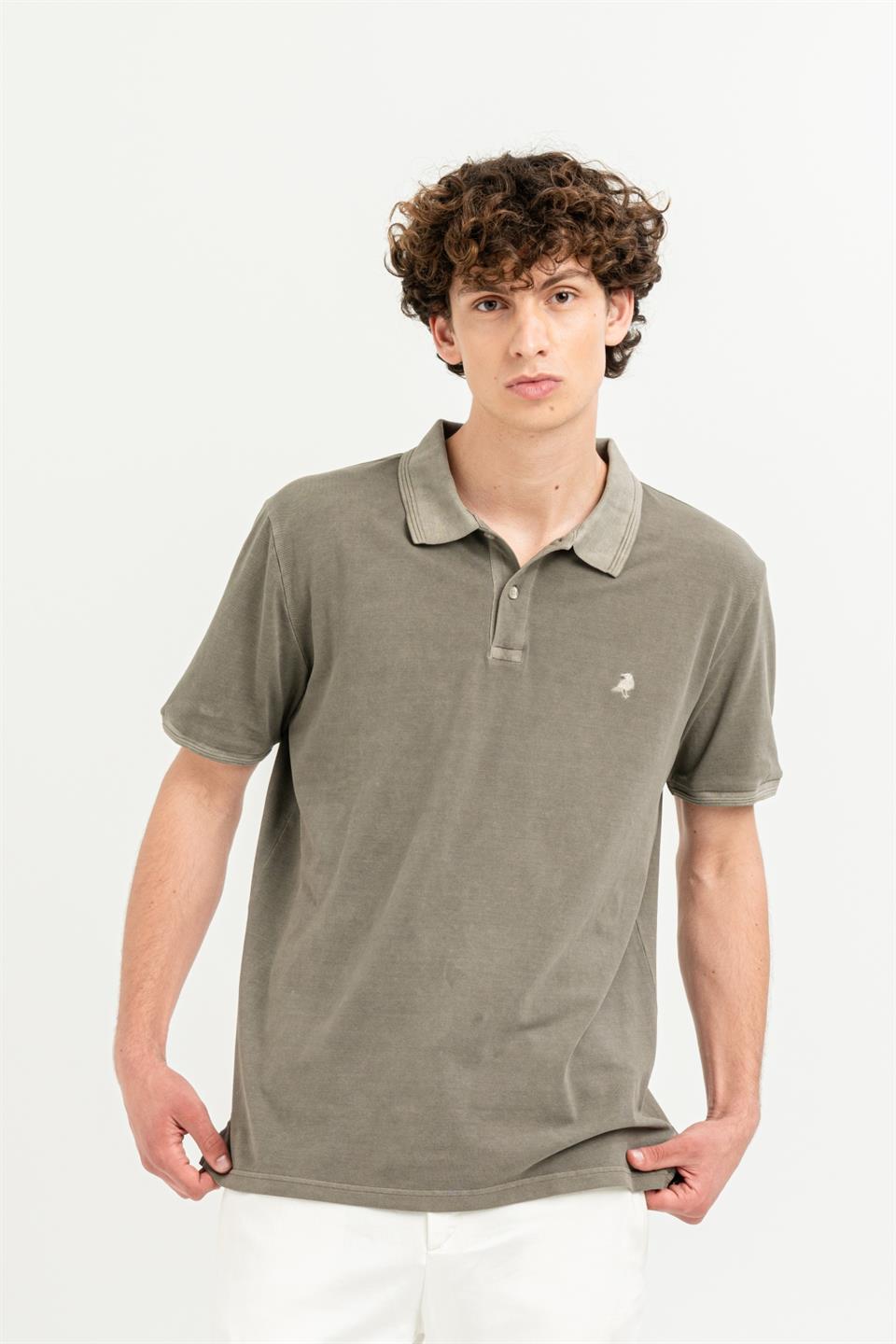Polo Yaka Slim Fit Basic Erkek T-shirt