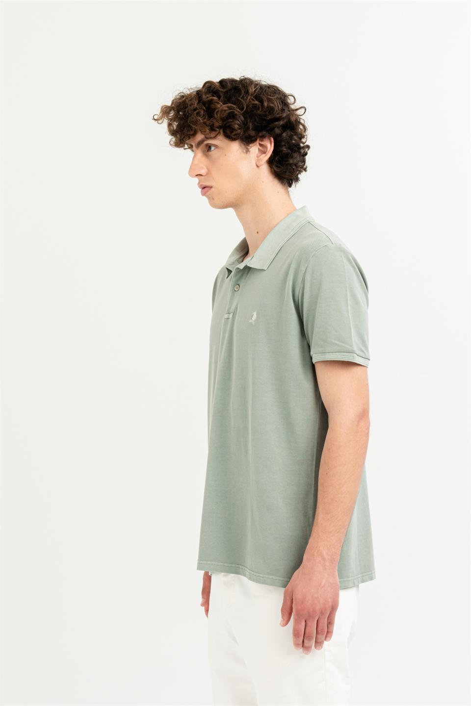 Polo Yaka Slim Fit Basic Erkek T-shirt