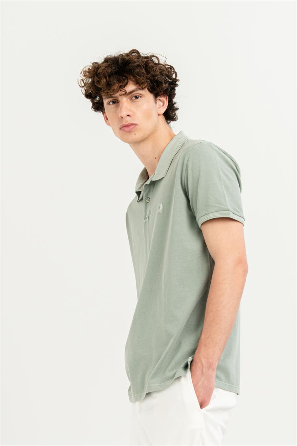 Polo Yaka Slim Fit Basic Erkek T-shirt