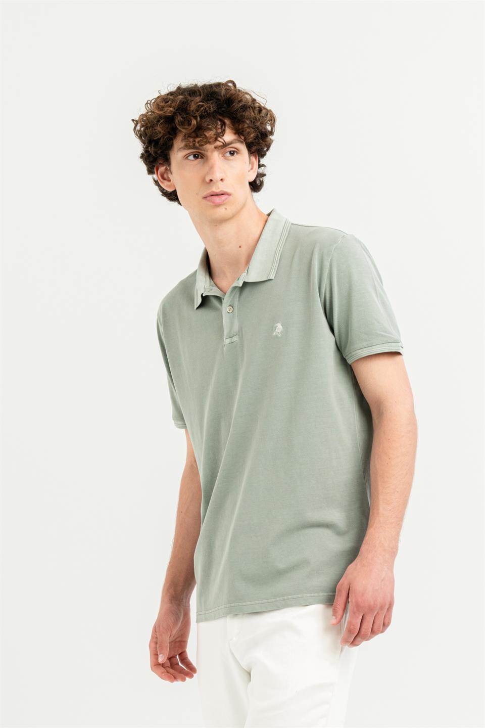 Polo Yaka Slim Fit Basic Erkek T-shirt