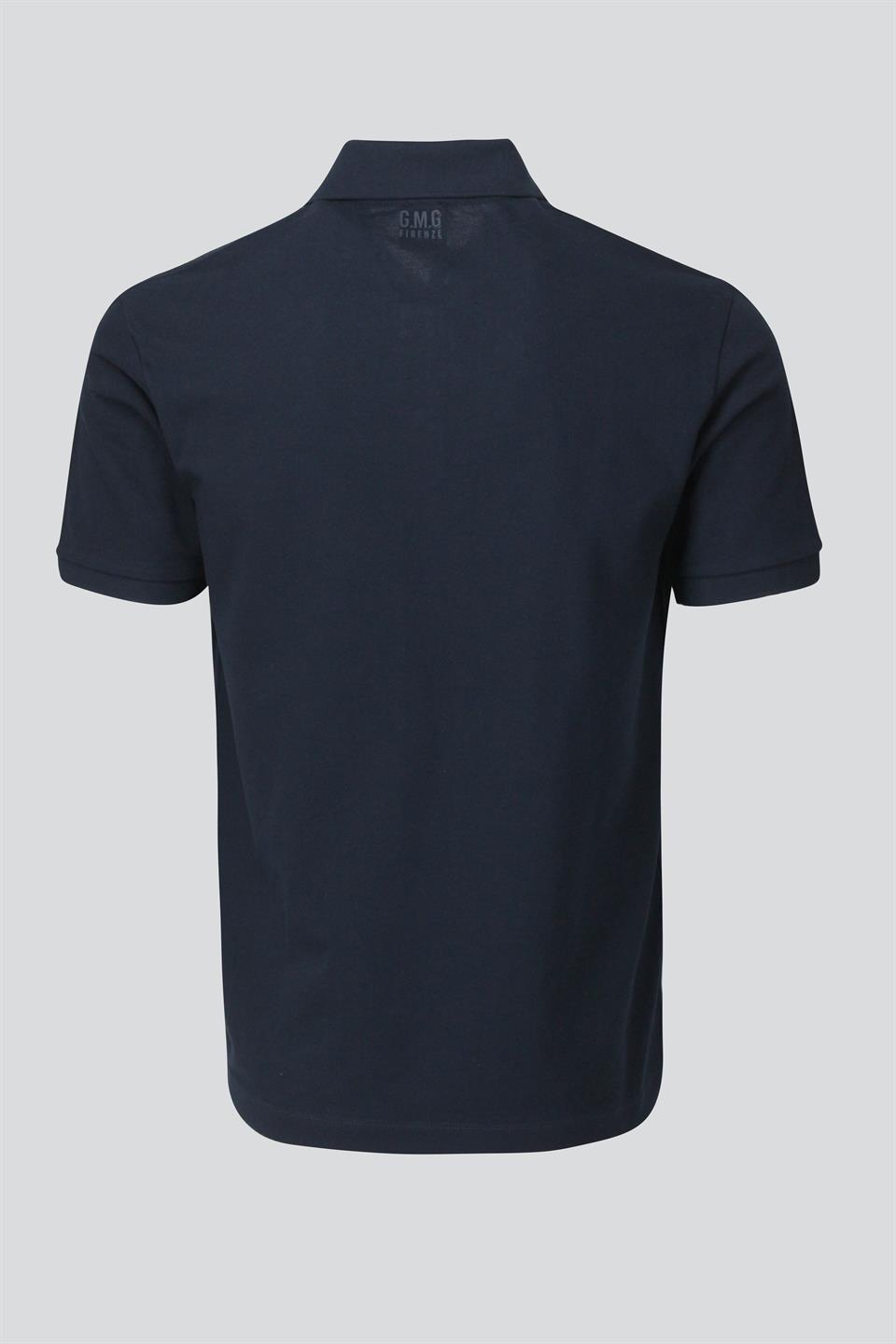 Polo Yaka %100 Pamuk Önü Baskılı Erkek T-shirt