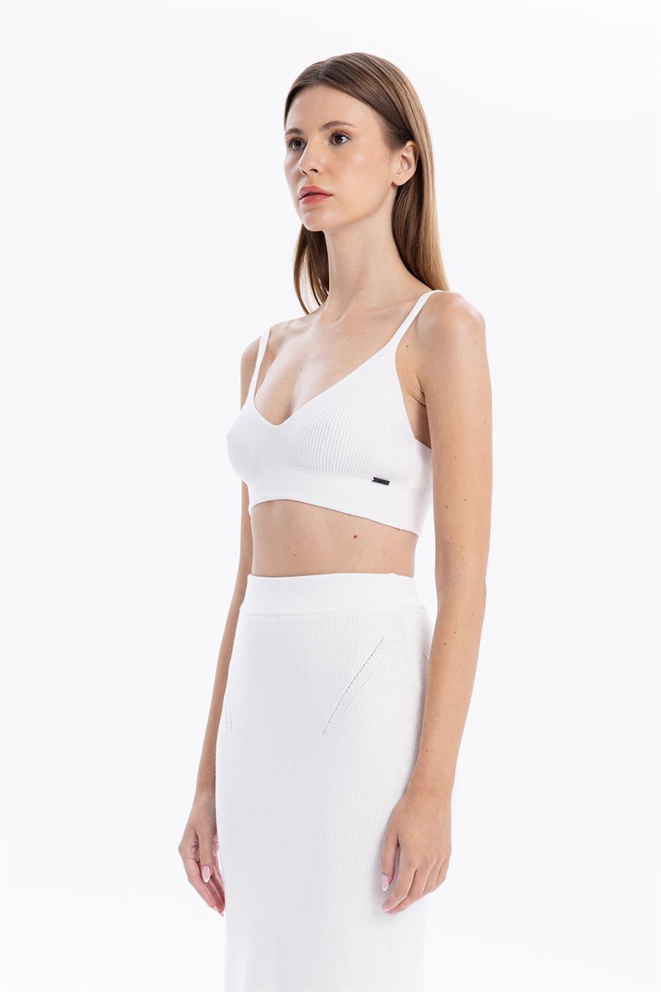 V Yaka Askılı Kadın Bra Bralet