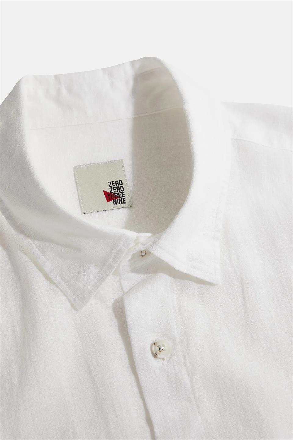 Yakası Britli Oversize Erkek Gömlek