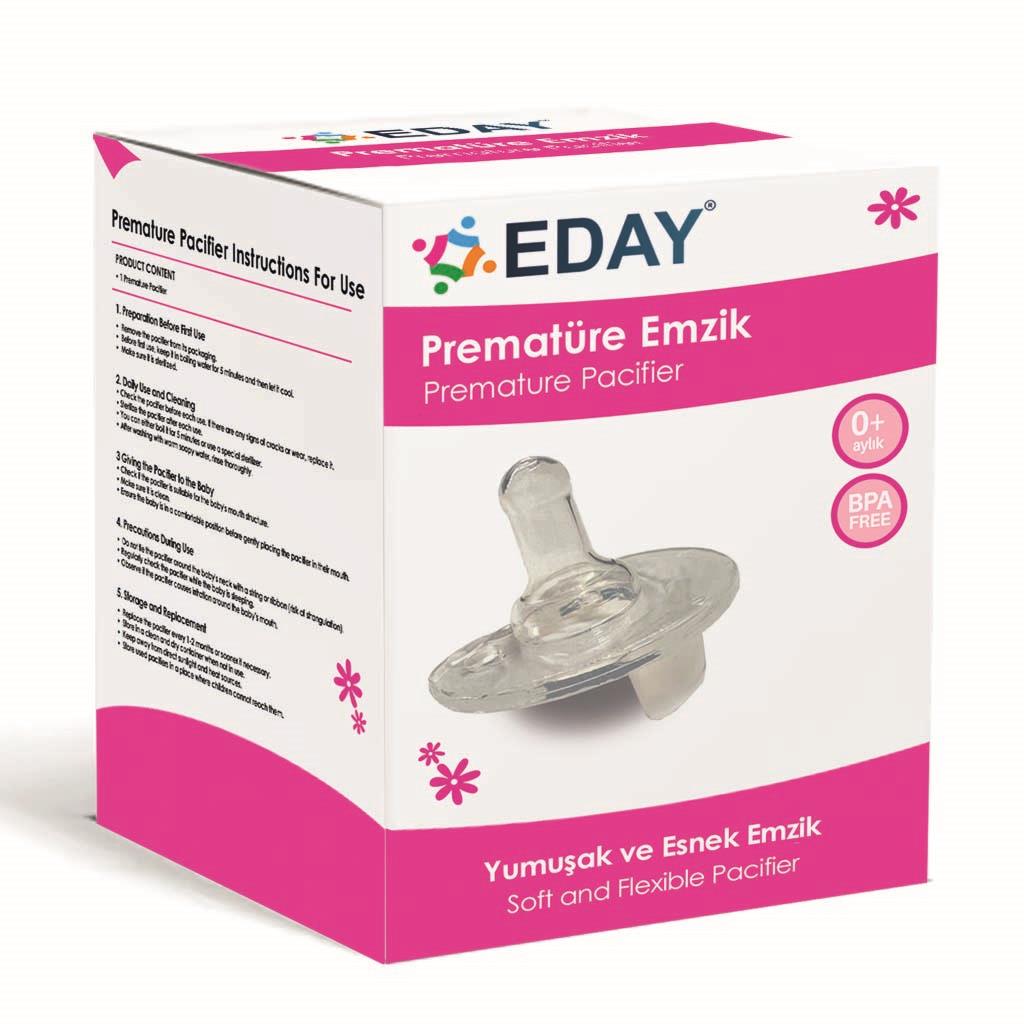 EDAY Yenidoğan AksesuarlarıYenidoğan Aksesuarları EDAY  Prematüre Emzik - Aynı Gün Kargo
