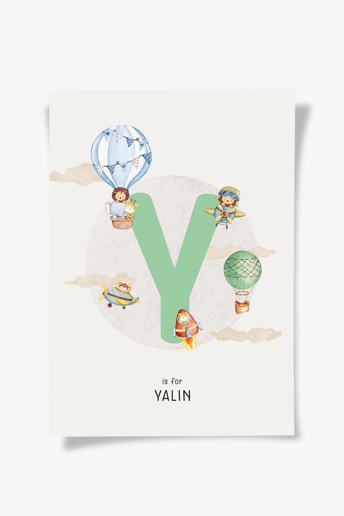 Baby Boy Letter | Çocuk Odası Tablo