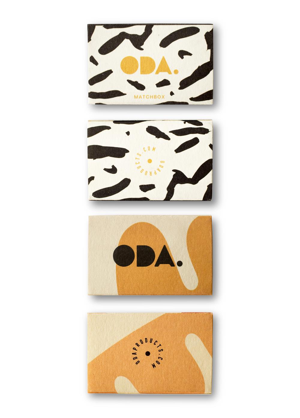 ODA.products Matchbox 6 Adet Renkli Kibrit Kutusu Seti