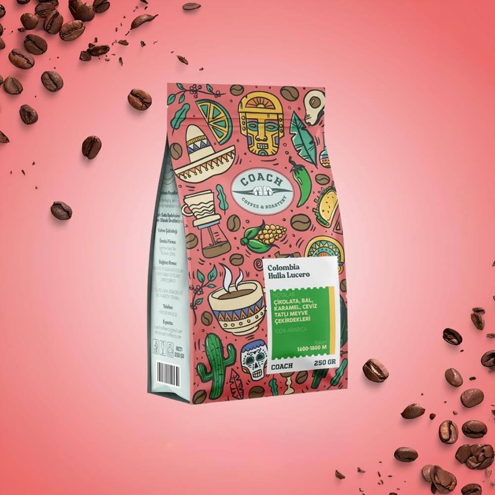 Coach Coffee Columbia Hulia Lucero Çekirdek Kahve 250 Gr