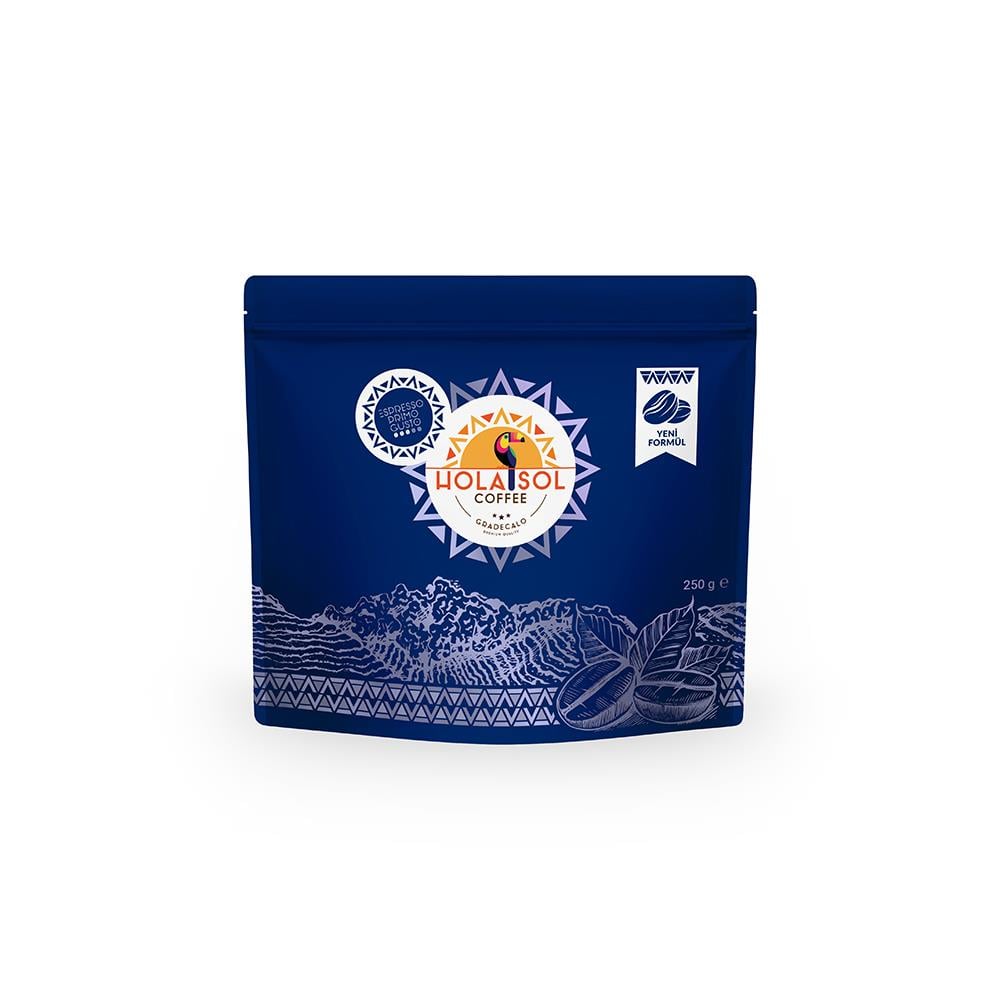 Hola Sol Espresso Primo Gusto Çekirdek Kahve 250 Gr