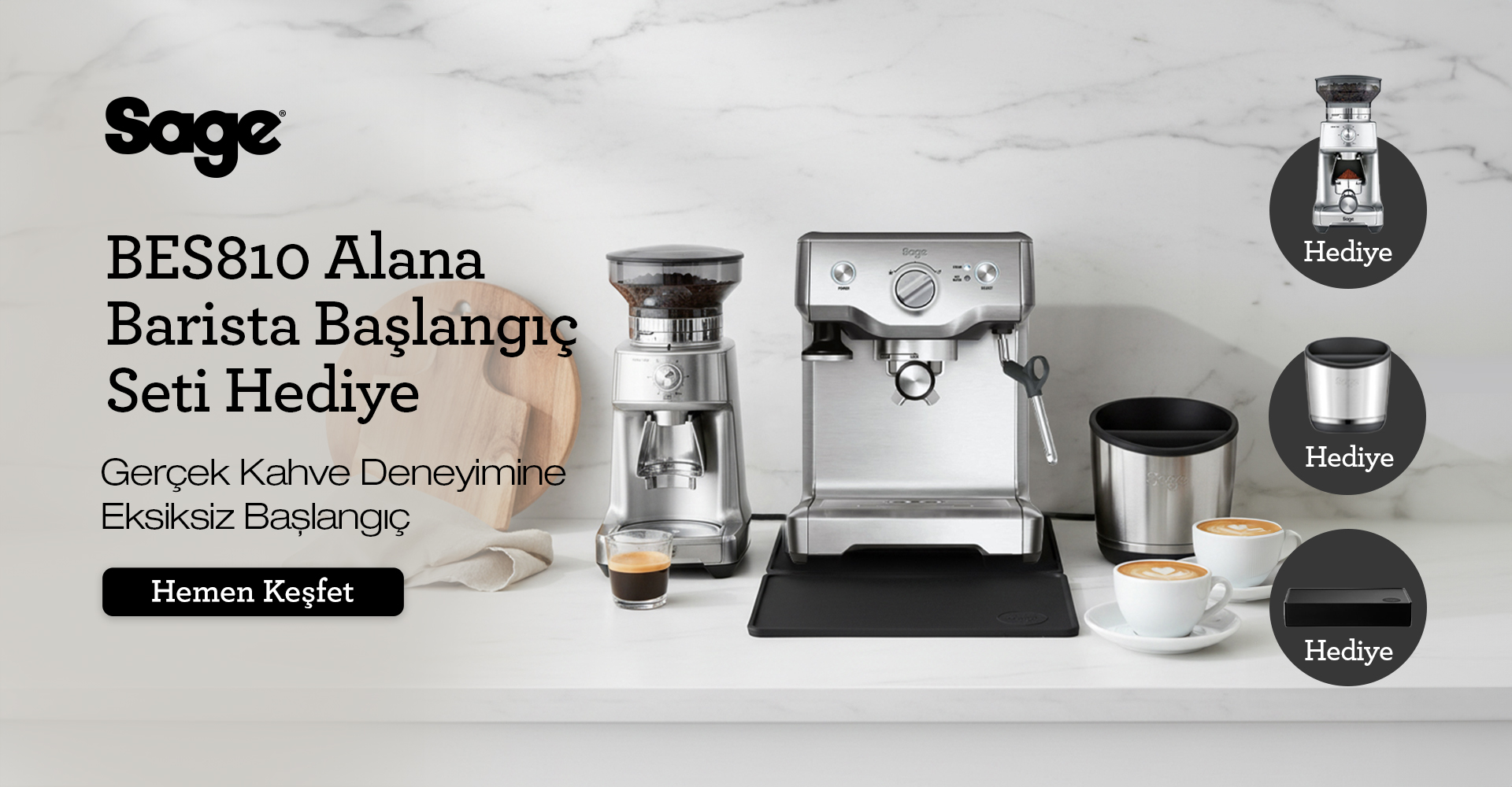 Sage BES810 The Duo-Temp™ Pro Espresso Makinesi
