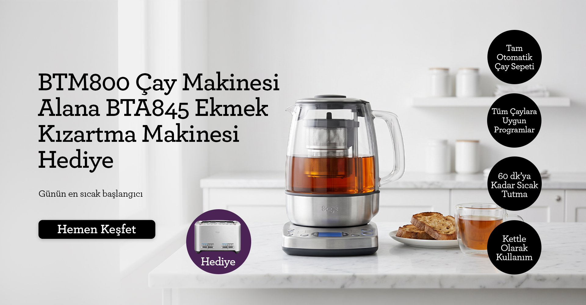 Sage BTM800 The Tea Maker™ Çay Makinesi