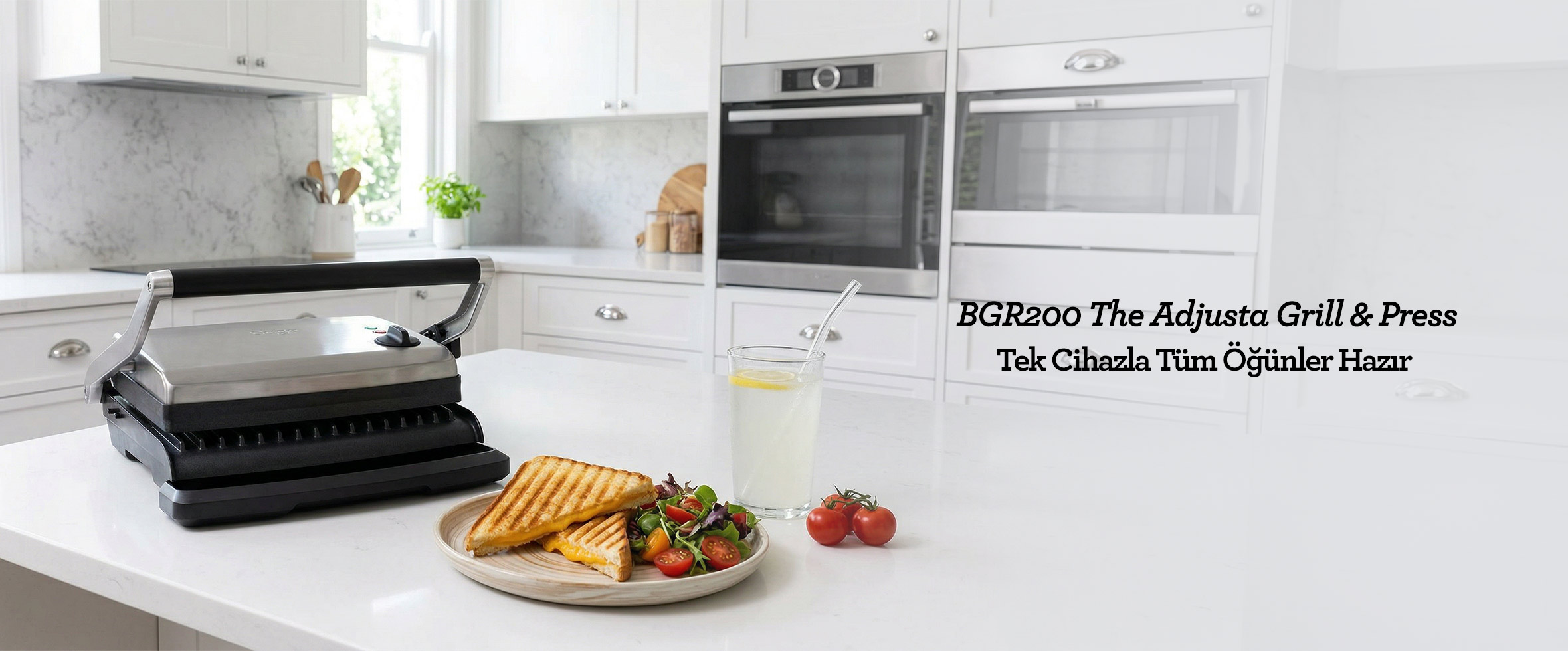 Sage BGR200 The Adjusta Grill Izgara ve Tost Makinesi