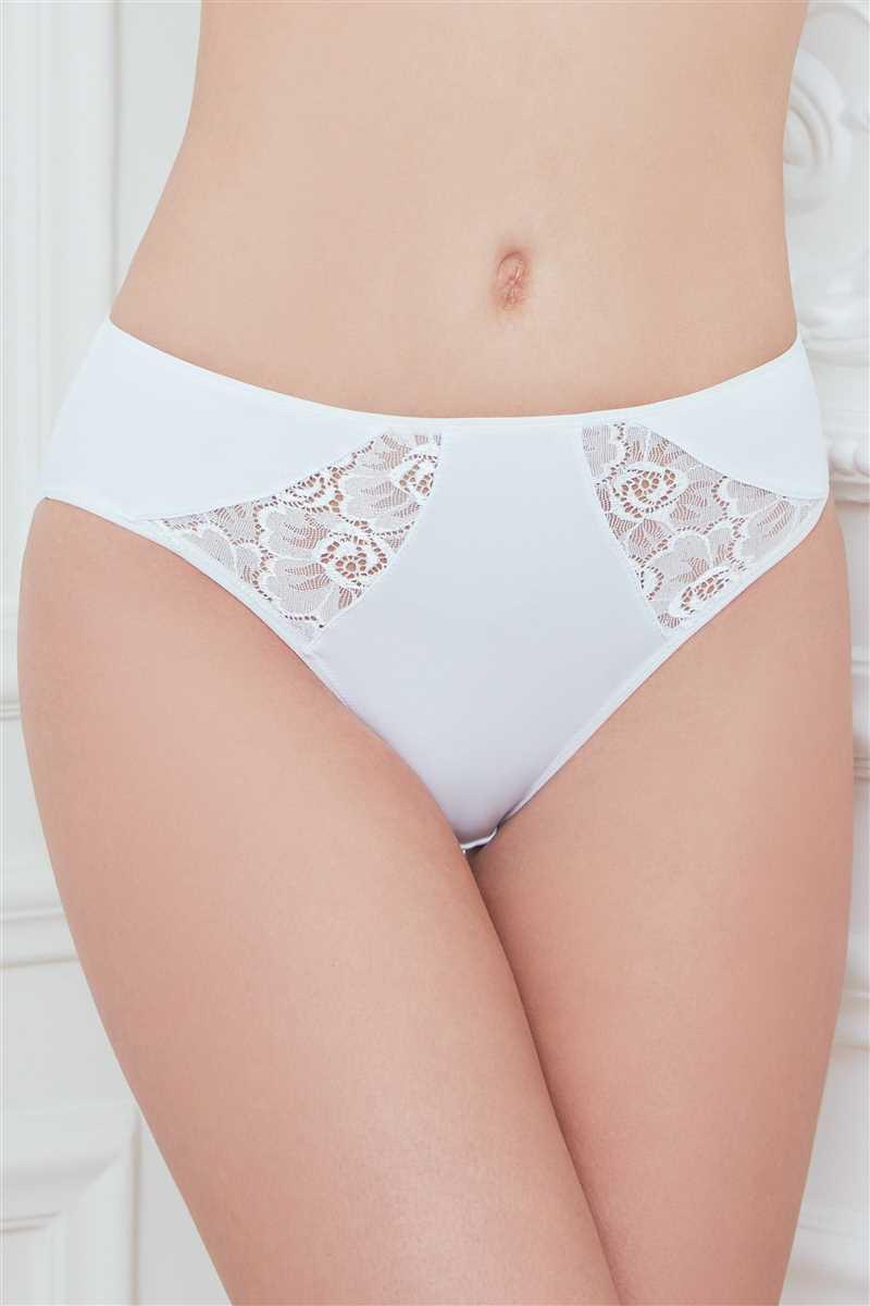 Kadın Mikro Kumaş Dantelli Slip (2780)
