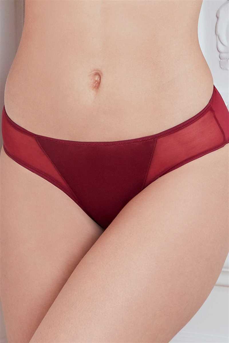 Kadın Mikro Kumaş Tüllü Slip (2778)