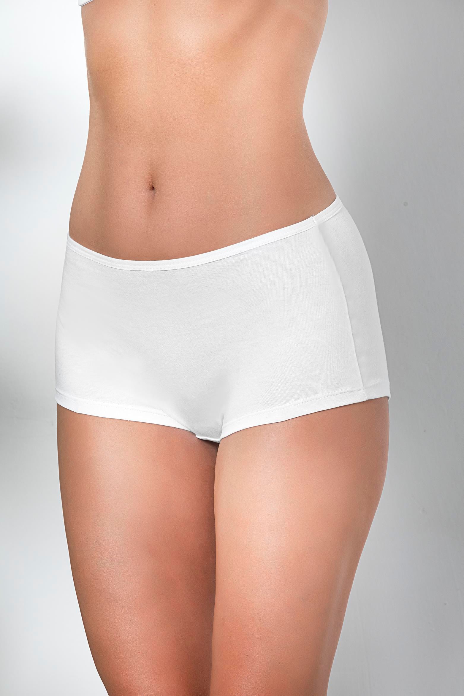 3lü Paket Pamuklu Boxer Külot - Beyaz (Mgp2963)