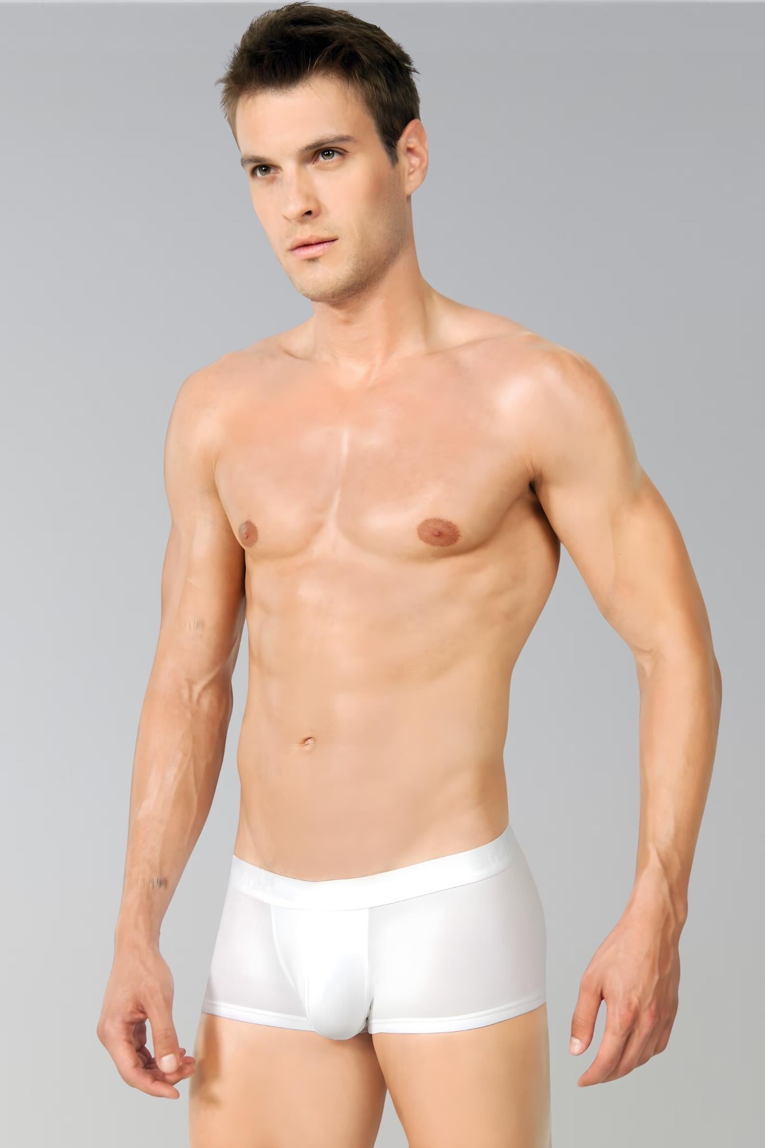 Erkek Modal Klasik Kısa Paça Boxer