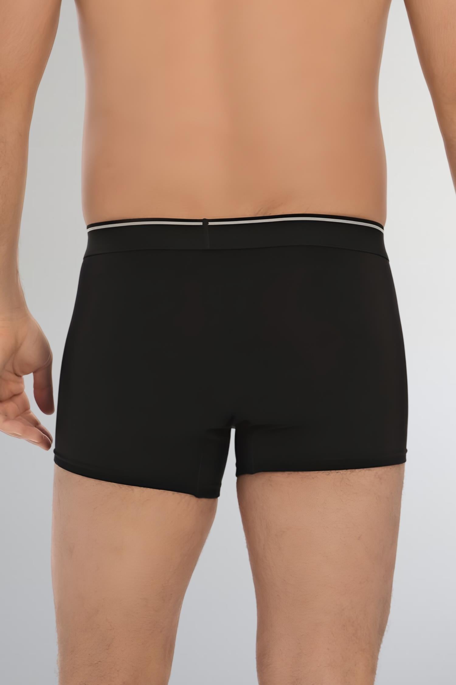Erkek Pamuklu Geniş Bel Lastikli Klasik Boxer