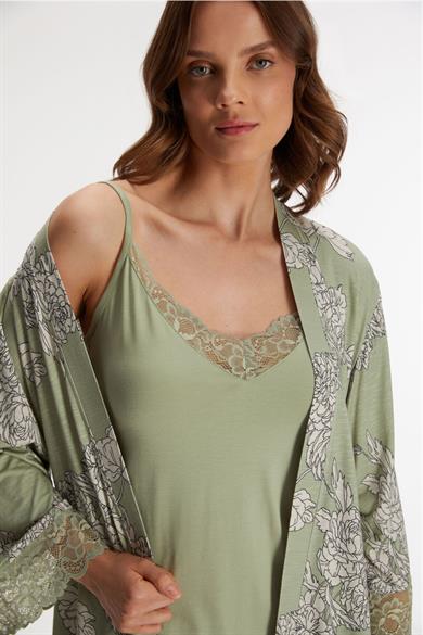 Yeşil Atlet Pijama Sabahlık Takım