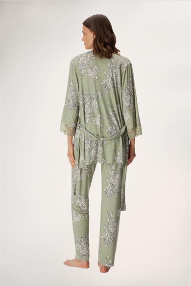 Yeşil Atlet Pijama Sabahlık Takım