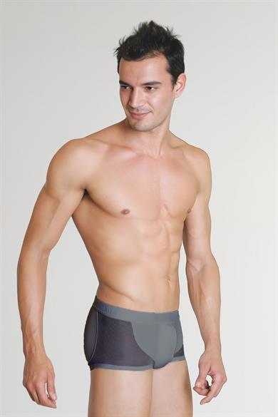 Erkek Modal Yan Fileli Kısa Paça Boxer