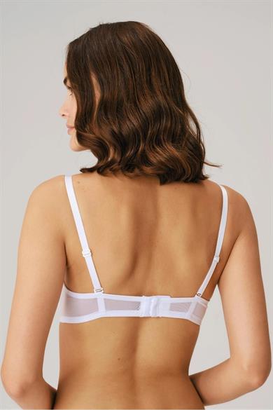 Balenli Desteksiz İp Detaylı Sütyen